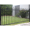 Residential Decorative Wrought iron Yard Fence  with Wrought Iron Decorative Ornaments Steel Fence
